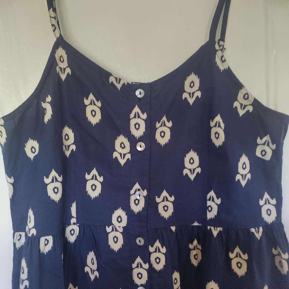 EARTHEN by INDYA Blue Button Dress size S NWT - Picture 2 of 9